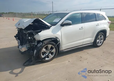 2015 Toyota Highlander Limited V6 from USA, damaged, VIN 5TDYKRFH0FS073079